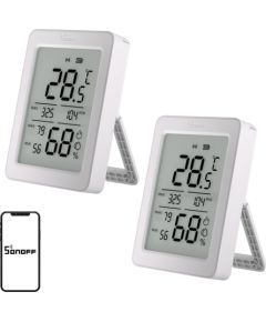 SONOFF ZigBee SNZB-02DR2 Temperature and Humidity Sensor, 2-Pack Viedie Sensori