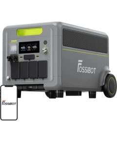 FOSSIBOT F7200 7200W Charging Station (Green) Akumulatoru spēkstacijas