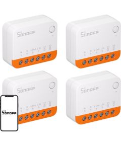 SONOFF MINIR4 (Extreme) Switch, 4-Pack Viedie slēdži