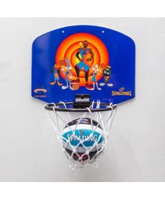 Spalding Tablica do koszykówki Mini Spalding Space Jam Tune Squad fioletowo-pomarańczowa 79005Z (T3208) - 689344412214 Basketbolam