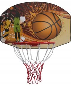 Interplastic Tablica do Koszykówki Kosza z Siatką Zestaw KUBISPORT 90 x 60 cm Basketbolam