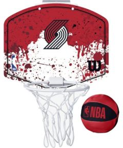 Wilson Wilson NBA Team Portland Trailblazers Mini Hoop WTBA1302POR Czerwone One size Для баскетбола