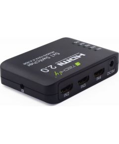 Techly 5-Port splitter HDMI 2.0 5x1 4K@60Hz HDR Jaunumi - Datori