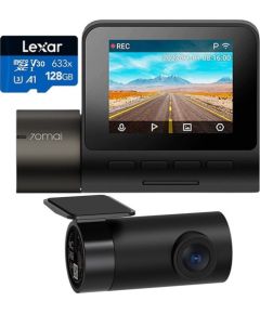 Xiaomi Videoreģistrators 70mai A200 HDR + RC11 + Lexar 128GB Video reģistratori