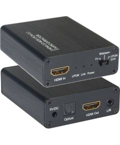 Techly Ekstraktor Audio 5.1CH Toslink/Analog 3.5mm 2CH z HDMI 4K Новинки Компьютерная техника
