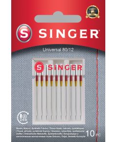 Singer Universal Needle for Woven Fabrics 80/12 10PK Šujmašīnu piederumi