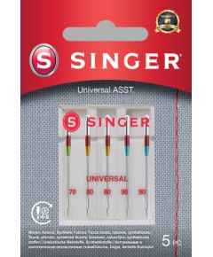 Singer Universal Needle ASST 5PK for Woven Fabrics Šujmašīnu piederumi