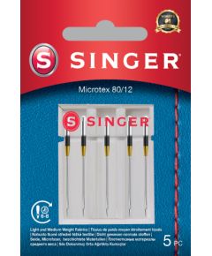 Singer Microtex Needle 80/12 5PK Аксессуары для швейных машин