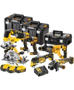 Akumulatora instrumentu komplekts DeWalt DCK706P3T-QW; 18 V; 90 Nm; 205 Nm; 184 mm; 125 mm; 3x5,0 Ah akum. Наборы электроинструментов