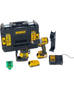Akumulatora instrumentu komplekts DeWalt DCK2095D2T-QW; 18 V; 60 Nm; 3x360°; 2x2,0 Ah akum. Наборы электроинструментов