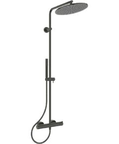 Ideal Standard dušas sistēma ar termostatu Ceratherm T125, magnetic grey Dušas un komplekti