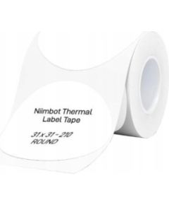 Etykiety termiczne Niimbot T31*31 Round -210White Uzlīmju printeri