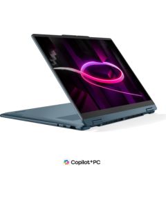 Lenovo Yoga 7 Gen 11 14AGP11 Ryzen AI 5 435 14"WUXGA Touch OLED 400nits 60Hz Glossy 16GB LPDDR5X-8000 SSD512 Radeon 840M Graphics 5.0MP + IR 70Wh Win11 Tidal Teal Ноутбуки