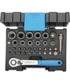 Uzgaļu komplekts Gedore 2998211; 1/4''; 35 gab. Механические инструменты