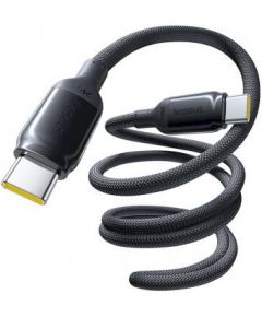 Baseus PicoGo Fast Charging Data Cable Uzlādes un datu kabelis USB-C - USB-C 240W 1m / kosmiski melns Data USB kabeļi