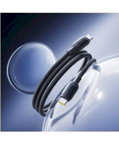 Baseus PicoGo Fast Charging Data Cable Ātrās uzlādes un datu kabelis USB-C - USB-C 240W 2m / kosmiski melns Data USB kabeļi