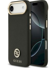 Case Guess Grained Strass Logo MagSafe Защитный чехол для iPhone Air / чёрный Чехлы - альтернативные
