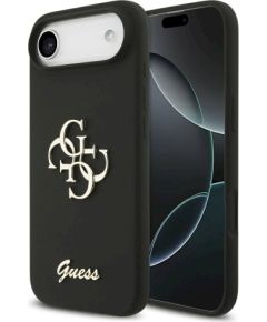 Guess Silicone Big 4G Script Case Защитный чехол для iPhone Air / чёрный Чехлы - альтернативные