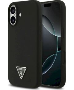 Case Guess Silicone Triangle Logo MagSafe Защитный чехол для iPhone 17 / чёрный Чехлы - альтернативные