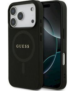 Guess Saffiano Classic Logo MagSafe Защитный чехол для iPhone 17 Pro / чёрный Чехлы - альтернативные