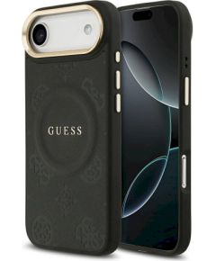 Case Guess Peony Hot Stamp MagSafe Защитный чехол для iPhone Air / чёрный Чехлы - альтернативные