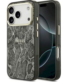 Guess Python Pattern MagSafe Case Защитный чехол для iPhone 17 Pro / чёрный Чехлы - альтернативные