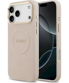 Guess Peony Hot Stamp MagSafe Защитный чехол для iPhone 17 Pro Max / розовый Чехлы - альтернативные