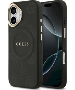 Case Guess Peony Hot Stamp MagSafe Защитный чехол для iPhone 17 / чёрный Чехлы - альтернативные
