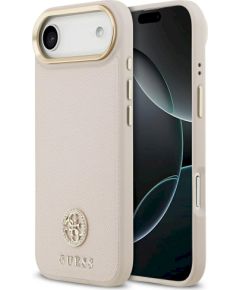 Case Guess Grained Strass Logo MagSafe Защитный чехол для iPhone Air / розовый Чехлы - альтернативные