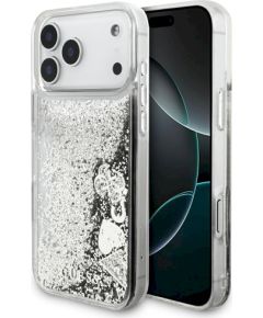 Guess Liq. Glitter Charms Case Защитный чехол для iPhone 17 Pro Max / серебристый Чехлы - альтернативные