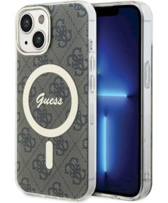 Guess GUHMP15MH4STW Hardcase IML 4G MagSafe Защитный чехол для iPhone 15 Plus/14 Plus 6.7" / коричневый Чехлы - альтернативные