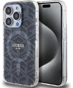 Guess GUHMP15LHGCUSTGK Hardcase IML GCube MagSafe Защитный чехол для iPhone 15 Pro 6.1" / чёрный Чехлы - альтернативные