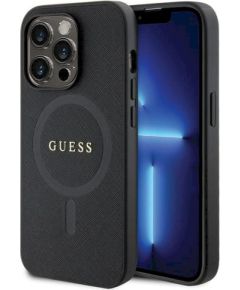 Guess GUHMP14LPSAHMCK Saffiano MagSafe Защитный чехол для iPhone 14 Pro 6.1" / чёрный Чехлы - альтернативные