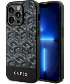Guess GUHMP14XHGCFSEK GCube Stripes MagSafe Защитный чехол для iPhone 14 Pro Max 6.7" / чёрный Чехлы - альтернативные