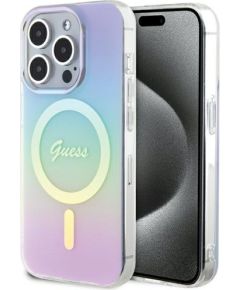 Guess GUHMP15LHITSU Hardcase IML Iridescent MagSafe Защитный чехол для iPhone 15 Pro 6.1" / фиолетовый Чехлы - альтернативные