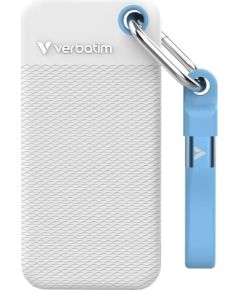 Verbatim 32320 External Drive Pocket SSD Внешний накопитель 1TB USB-C 3.2 gen.2 / белый-голубой Внешние жесткие диски