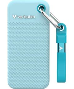 Verbatim 32325 External Drive Pocket SSD Внешний накопитель 2TB USB-C 3.2 gen.2 / чёрный/полярный синий Внешние жесткие диски