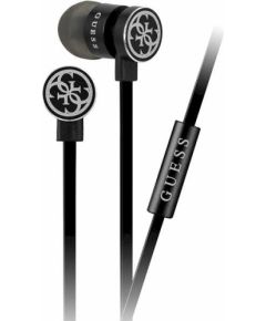 Guess GUEPWIBK Bezvadu austiņas 3.5mm / melns/sudrabs Austiņas