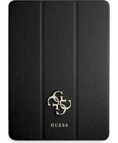 Guess GUIC12PUSASBK Saffiano Collection Planšetdatoru maciņš priekš iPad 12,9" 2021 / melns Maki Planšetdatoriem