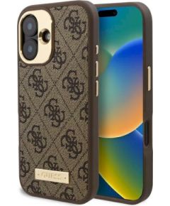 Guess GUHMP16MU4GPRW Hardcase 4G Logo Plate MagSafe Защитный чехол для iPhone 16 Plus 6.7" / коричневый Чехлы - альтернативные