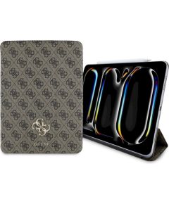 Guess GUFC11PM24PS4SGW Magnetic 4G Big Logo Planšetdatoru maciņš priekš iPad Pro 11" 2024 / brūns Maki Planšetdatoriem