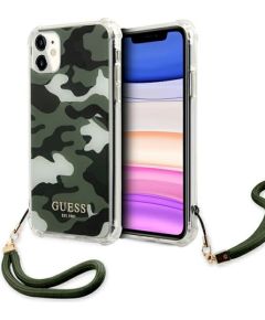 Guess GUHCN61KSARKA Camo Collection Защитный чехол для iPhone 11 6,1" / Xr / хаки Чехлы - альтернативные