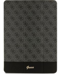 Guess GUFCP12PS4SGK 4G Stripe Allover Planšetdatoru maciņš priekš iPad Pro 12.9" / melns Maki Planšetdatoriem
