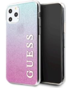 Guess GUHCN65PCUGLPBL Hardcase Glitter Gradient Защитный чехол для iPhone 11 Pro Max / pink blue Чехлы - альтернативные
