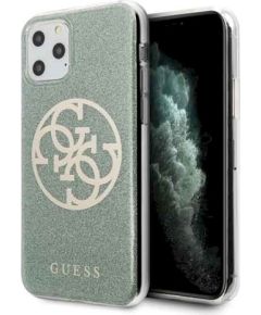 Guess GUHCN58PCUGLKA Hardcase 4G Circle Glitter Защитный чехол для iPhone 11 Pro / хаки Чехлы - альтернативные