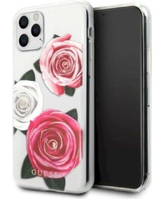 Guess GUHCN58ROSTRT Hardcase Flower Desire Защитный чехол для iPhone 11 Pro / прозрачный Чехлы - альтернативные