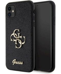 Guess GUHCN61HG4SGK Glitter Script Big 4G Защитный чехол для iPhone 11/XR 6.1" / чёрный Чехлы - альтернативные