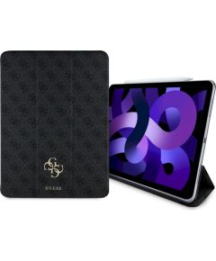 Guess GUFC13RM24PS4SGK Magnetic 4G Big Logo Planšetdatoru maciņš priekš iPad Air 13" 2024 / melns Maki Planšetdatoriem