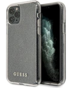 Guess GUHCN58PCGLSI Glitter Hardcase Защитный чехол для iPhone 11 Pro / серебристый Чехлы - альтернативные