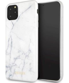 Guess GUHCN65HYMAWH Защитный чехол для iPhone 11 Pro Max / белый Marble Чехлы - альтернативные